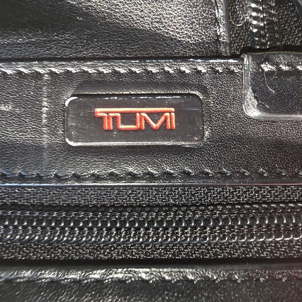 Tumi alpha leather